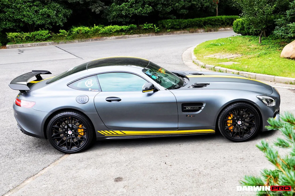 2015-2018 Mercedes Benz AMG GT & GTS Carbon Fiber Side Skirts Splitters