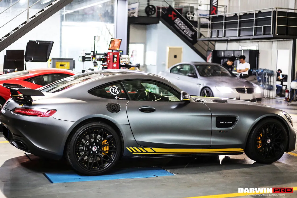 2015-2018 Mercedes Benz AMG GT & GTS Carbon Fiber Side Skirts Splitters
