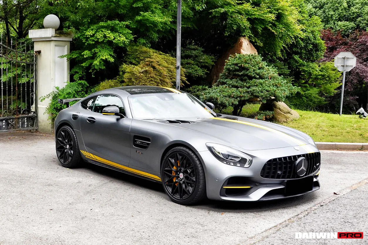 2015-2018 Mercedes Benz AMG GT & GTS Carbon Fiber Side Skirts Splitters