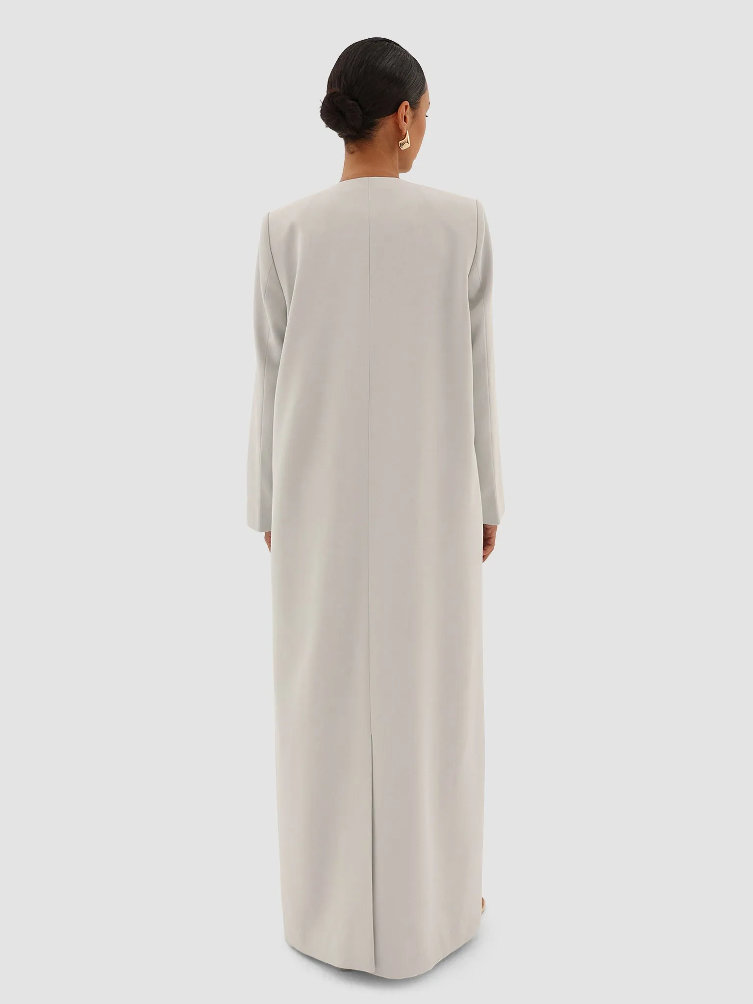 Almaha Long Jacket - Cloud Blue