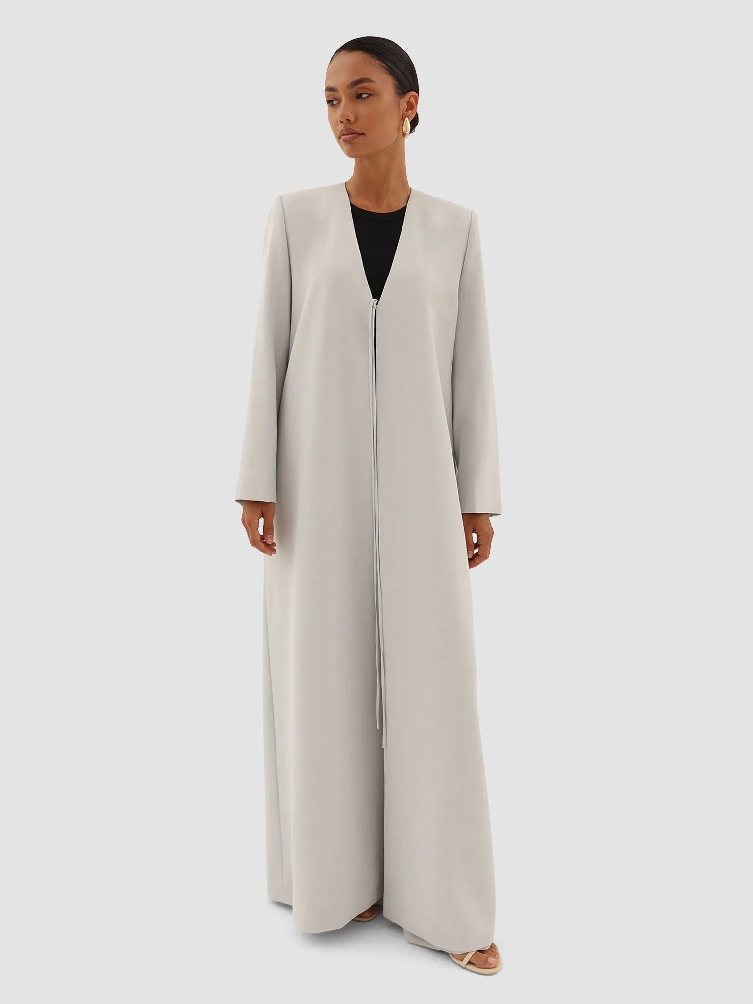 Almaha Long Jacket - Cloud Blue