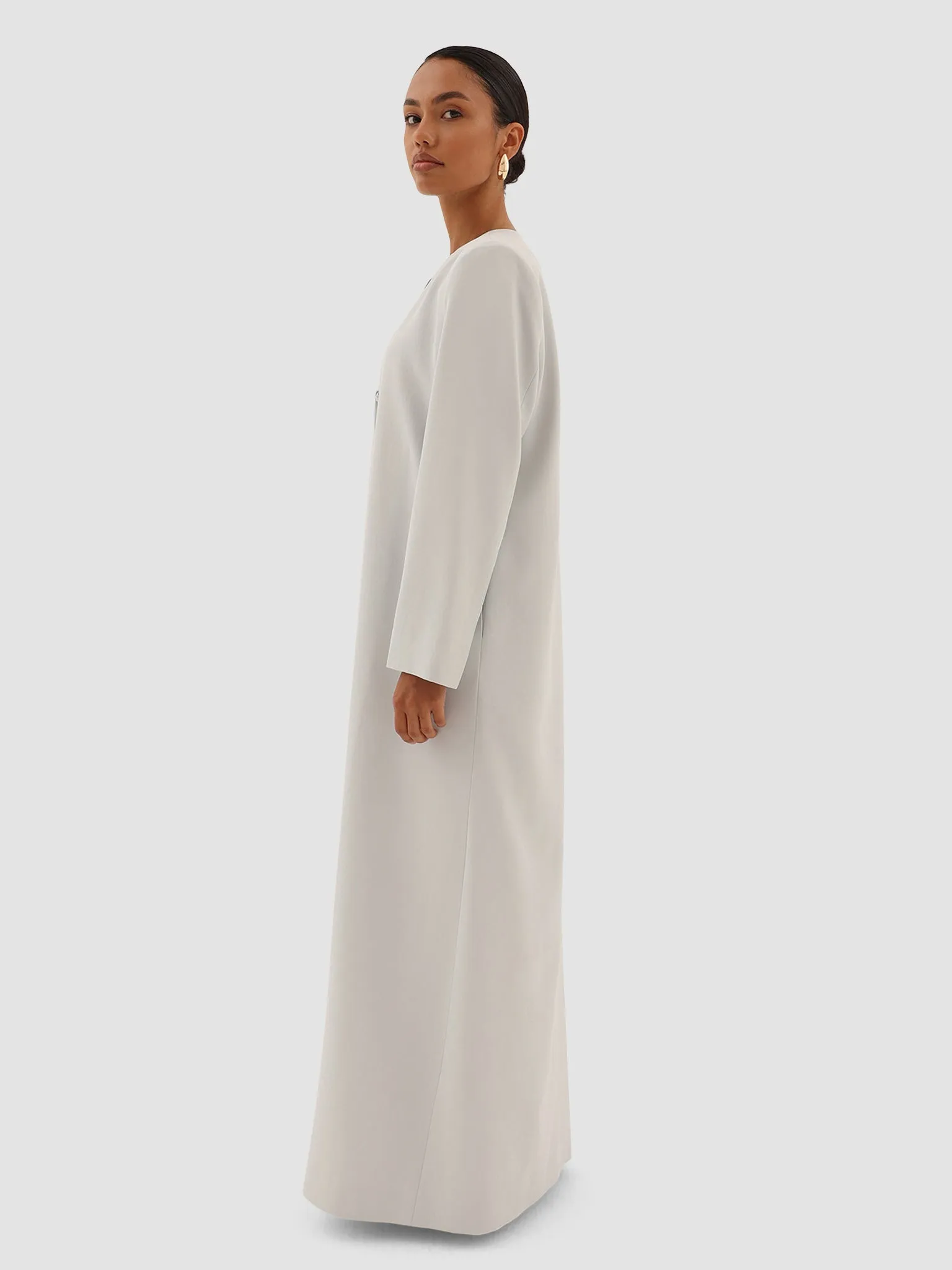 Almaha Long Jacket - Cloud Blue