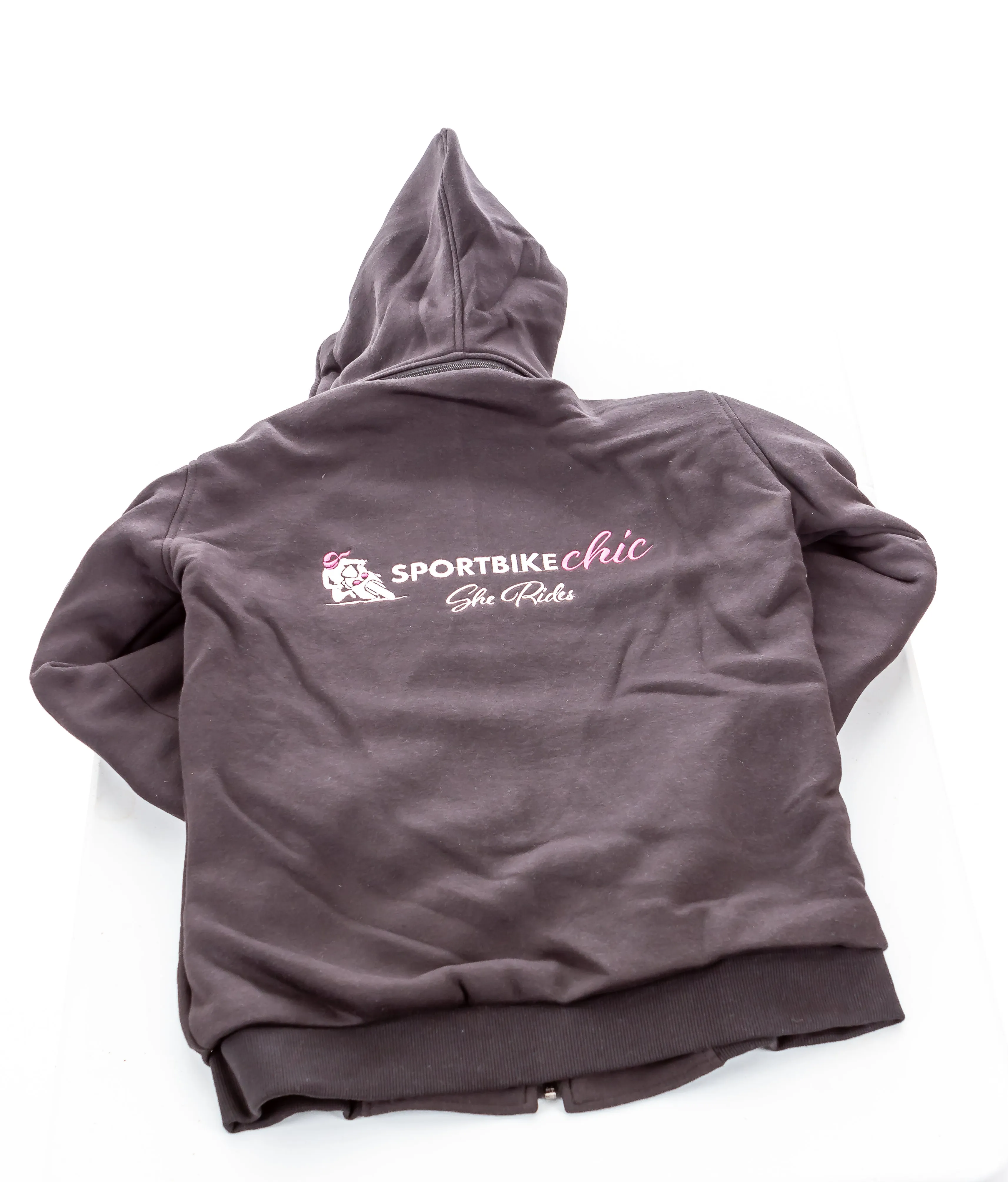 Armored Motorcycle Sweatshirt with Removable Hood