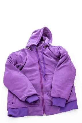 Armored Motorcycle Sweatshirt with Removable Hood