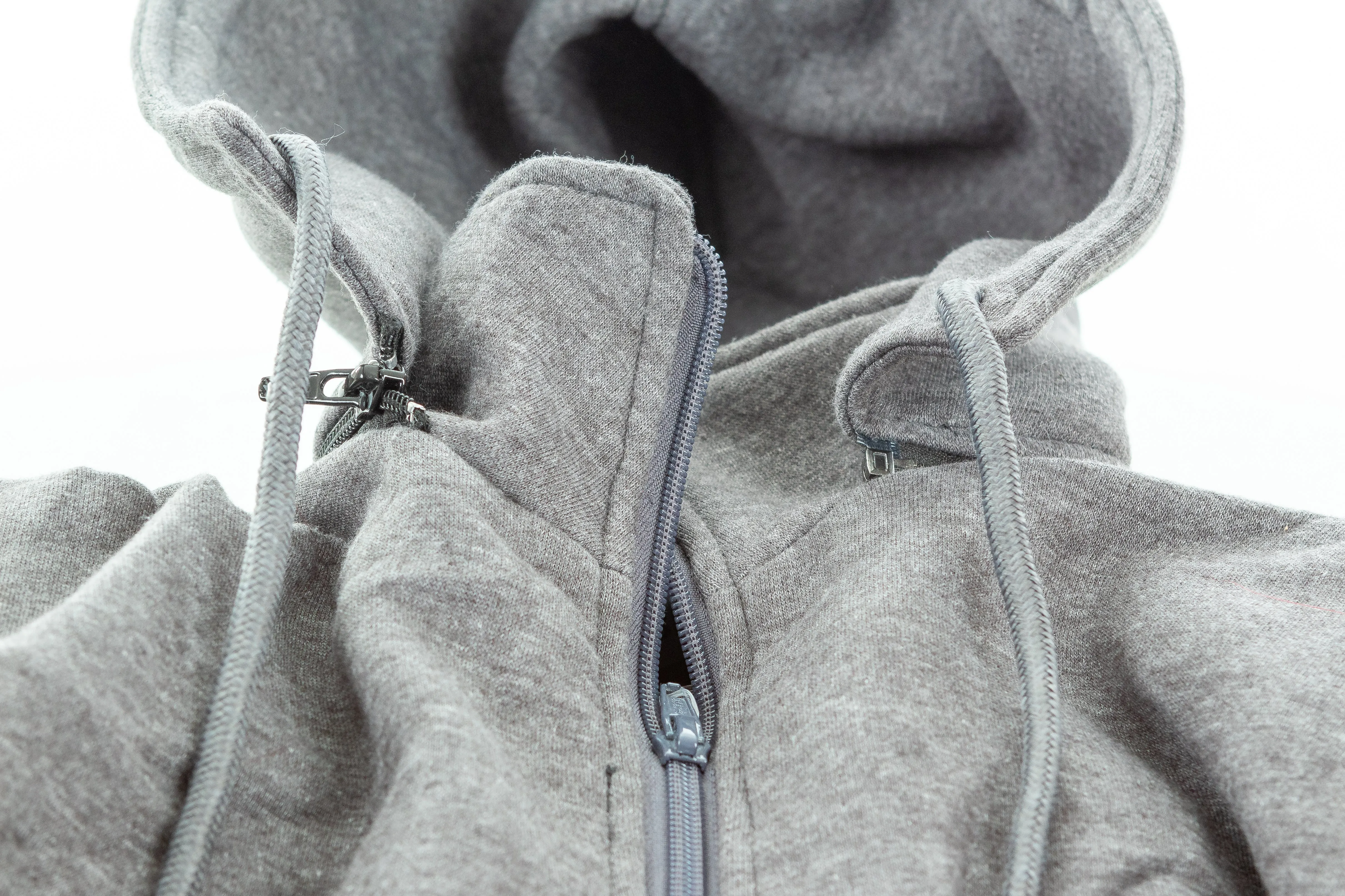 Armored Motorcycle Sweatshirt with Removable Hood