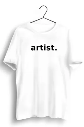 Artist Printed White Tshirt