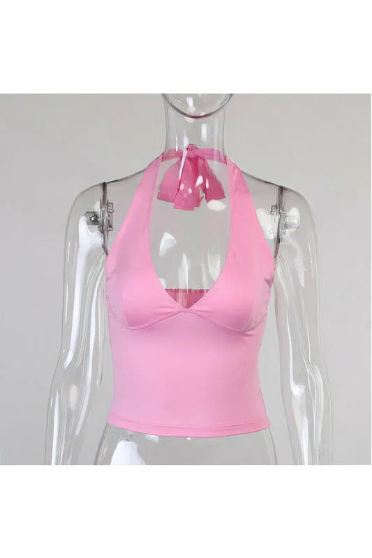 ArtnSoul - Summer Halter Camisole Tank Top