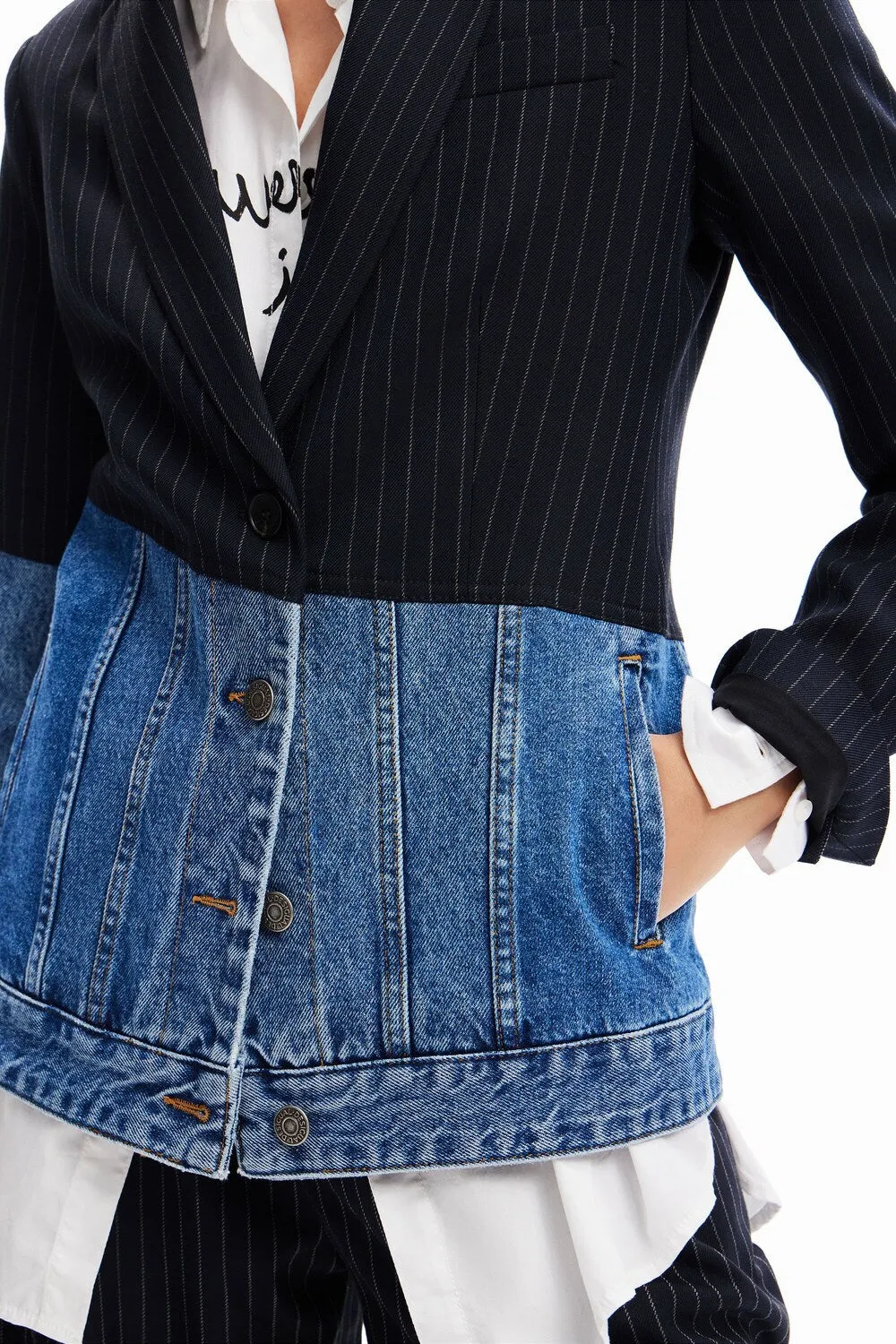 Blazer Desigual, blue