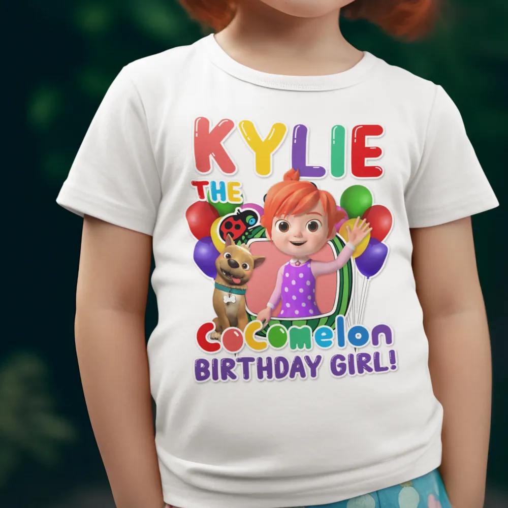 Cocomelon Birthday Girl Family Matching Shirts