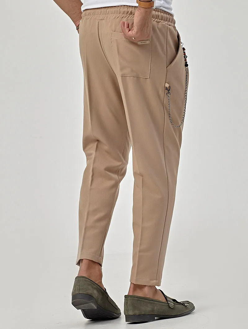 DEXTER CASUAL PANTS IN BEIGE