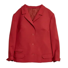 Diolen Schurwolle Canvas Weave Box Cut Blazer