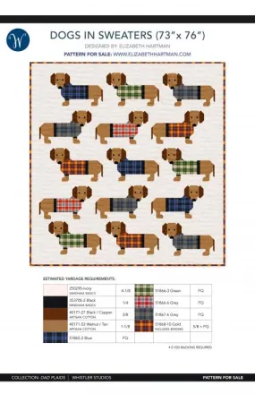 Dogs in Sweaters (73 x 76)