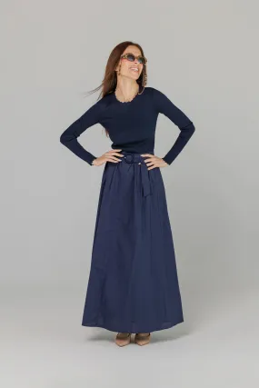 Flare Skirt Navy