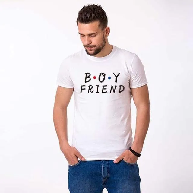 Funny couple shirts The real boss