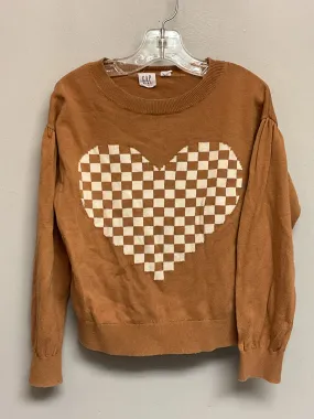 Gap Size 6 Tan Heart Cotton Girls Sweaters & Vests