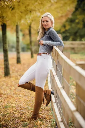 Hardy Equestrian Women's Grey Upper Colwall Top