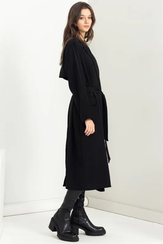 Keep Me Close Belted Coat