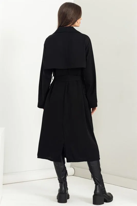 Keep Me Close Belted Coat