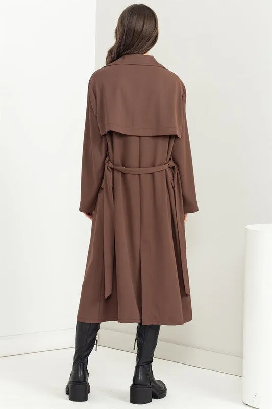Keep Me Close Belted Coat