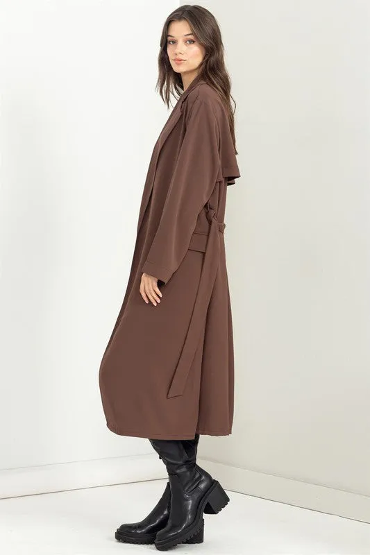 Keep Me Close Belted Coat