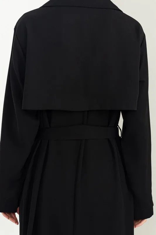 Keep Me Close Belted Coat
