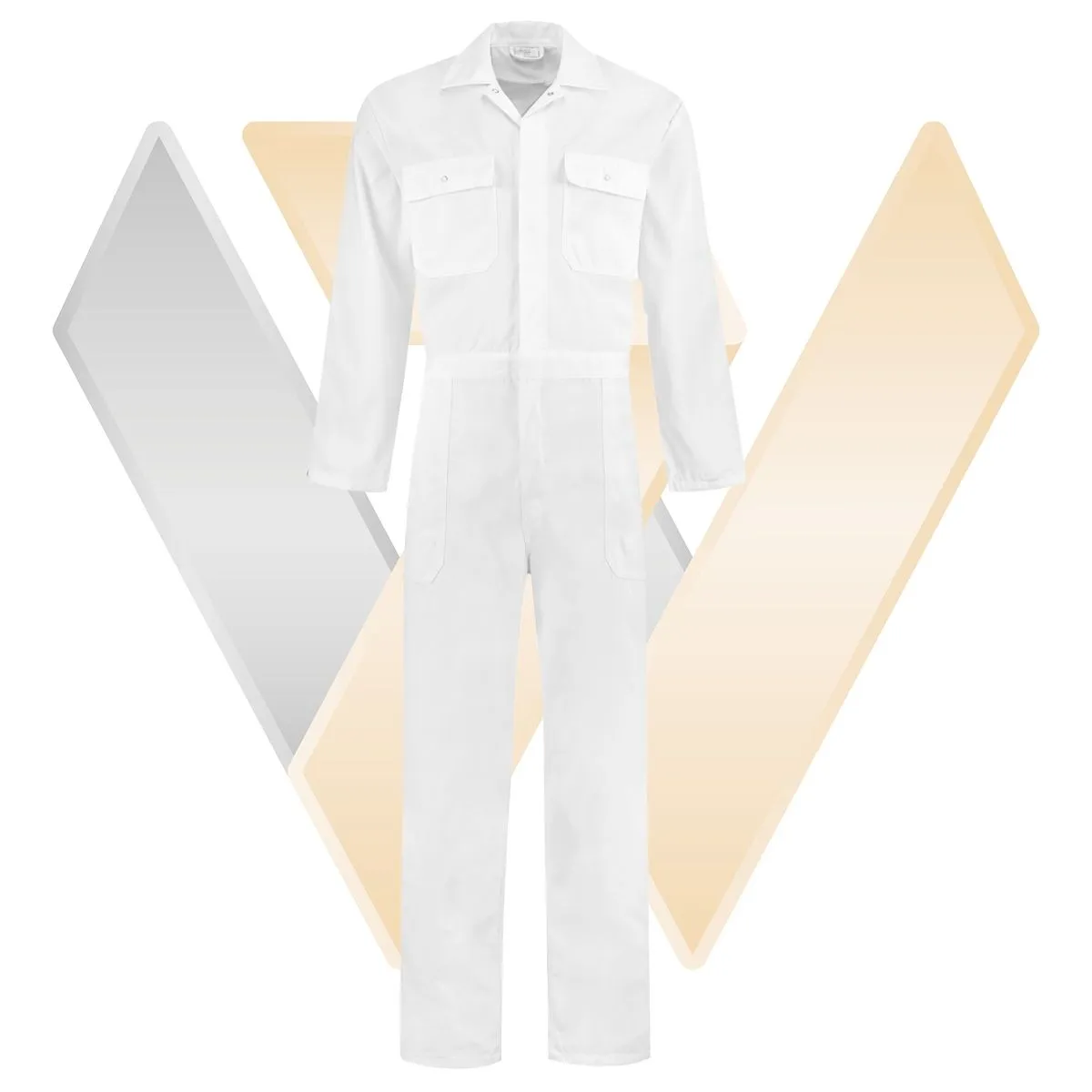Overall&#x20;Polyester&#x20;&#x2F;&#x20;Cotton&#x20;Grijs&#x20;-&#x20;71WorkX&#x20;Wear