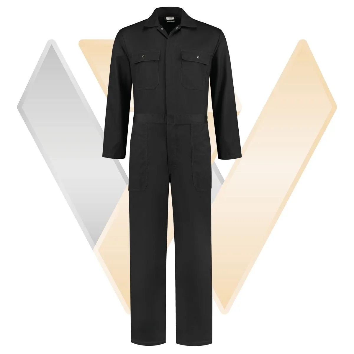 Overall&#x20;Polyester&#x20;&#x2F;&#x20;Cotton&#x20;Grijs&#x20;-&#x20;71WorkX&#x20;Wear