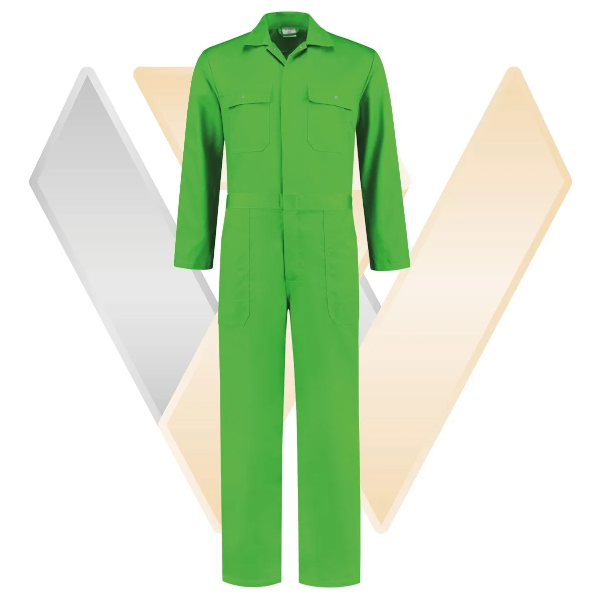 Overall&#x20;Polyester&#x20;&#x2F;&#x20;Cotton&#x20;Grijs&#x20;-&#x20;71WorkX&#x20;Wear