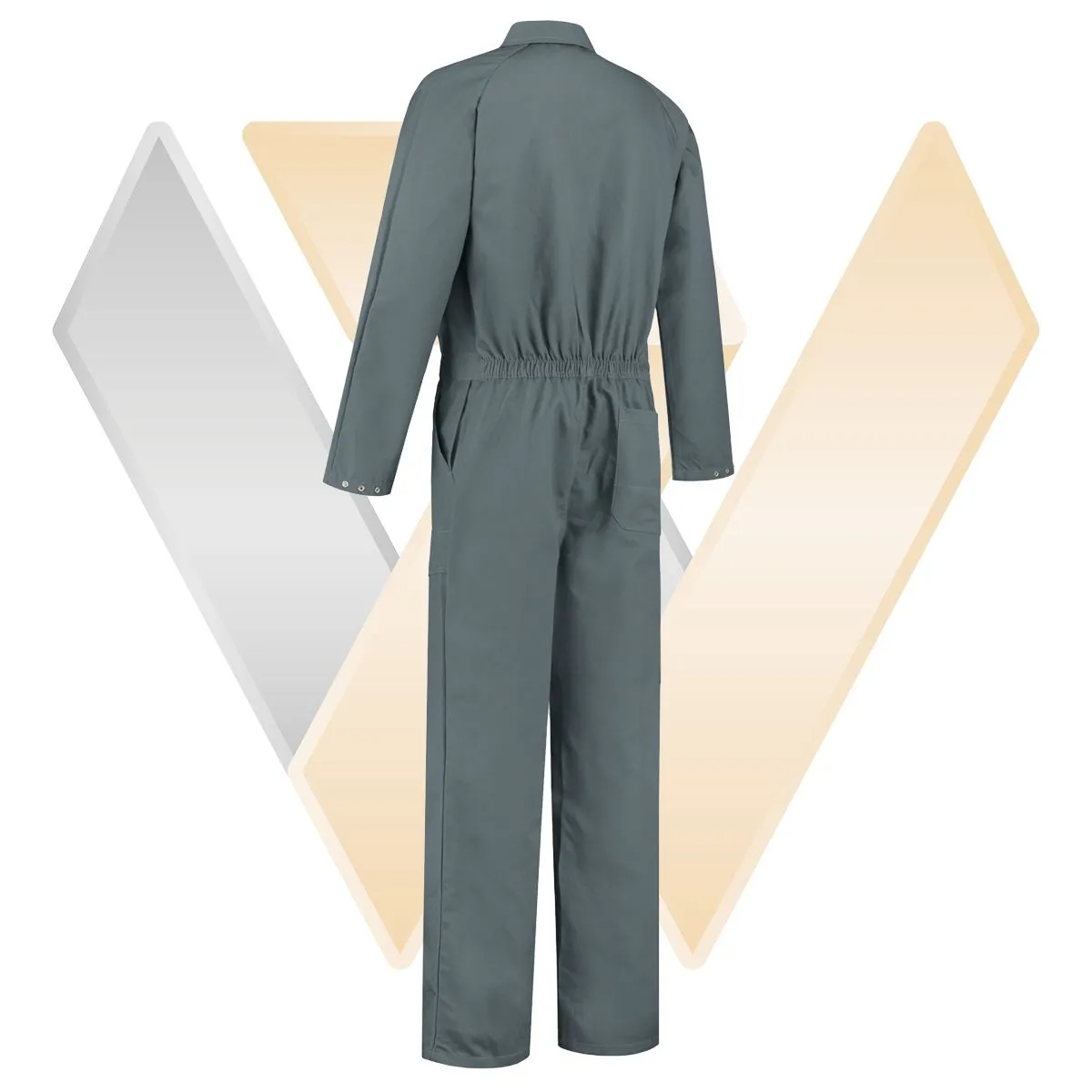 Overall&#x20;Polyester&#x20;&#x2F;&#x20;Cotton&#x20;Grijs&#x20;-&#x20;71WorkX&#x20;Wear