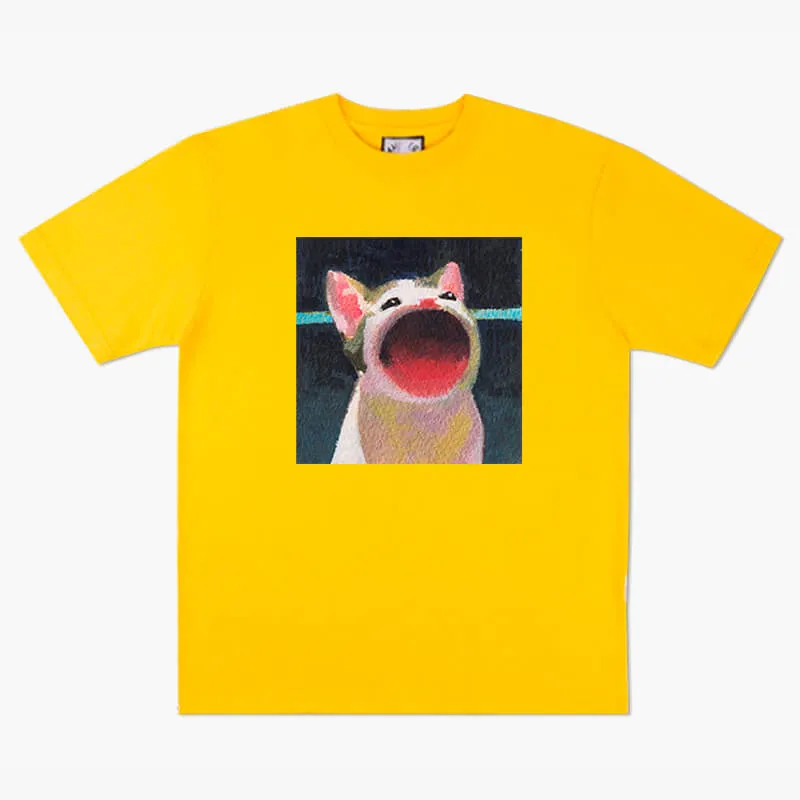 Pop Cat Meme Aesthetic T-Shirt