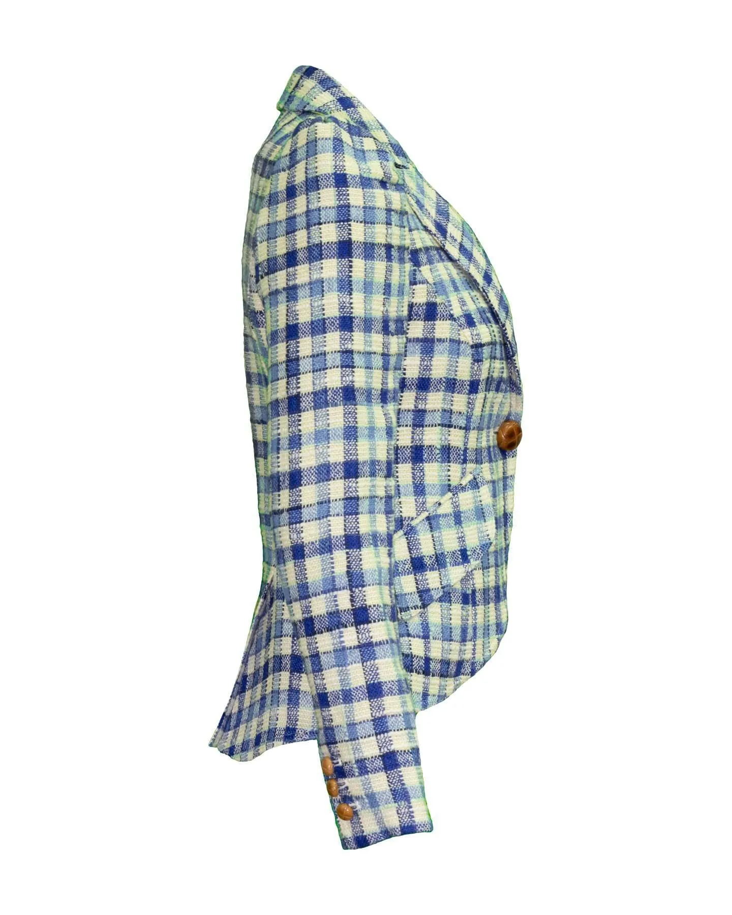 Pouf Sleeve One Button Blazer