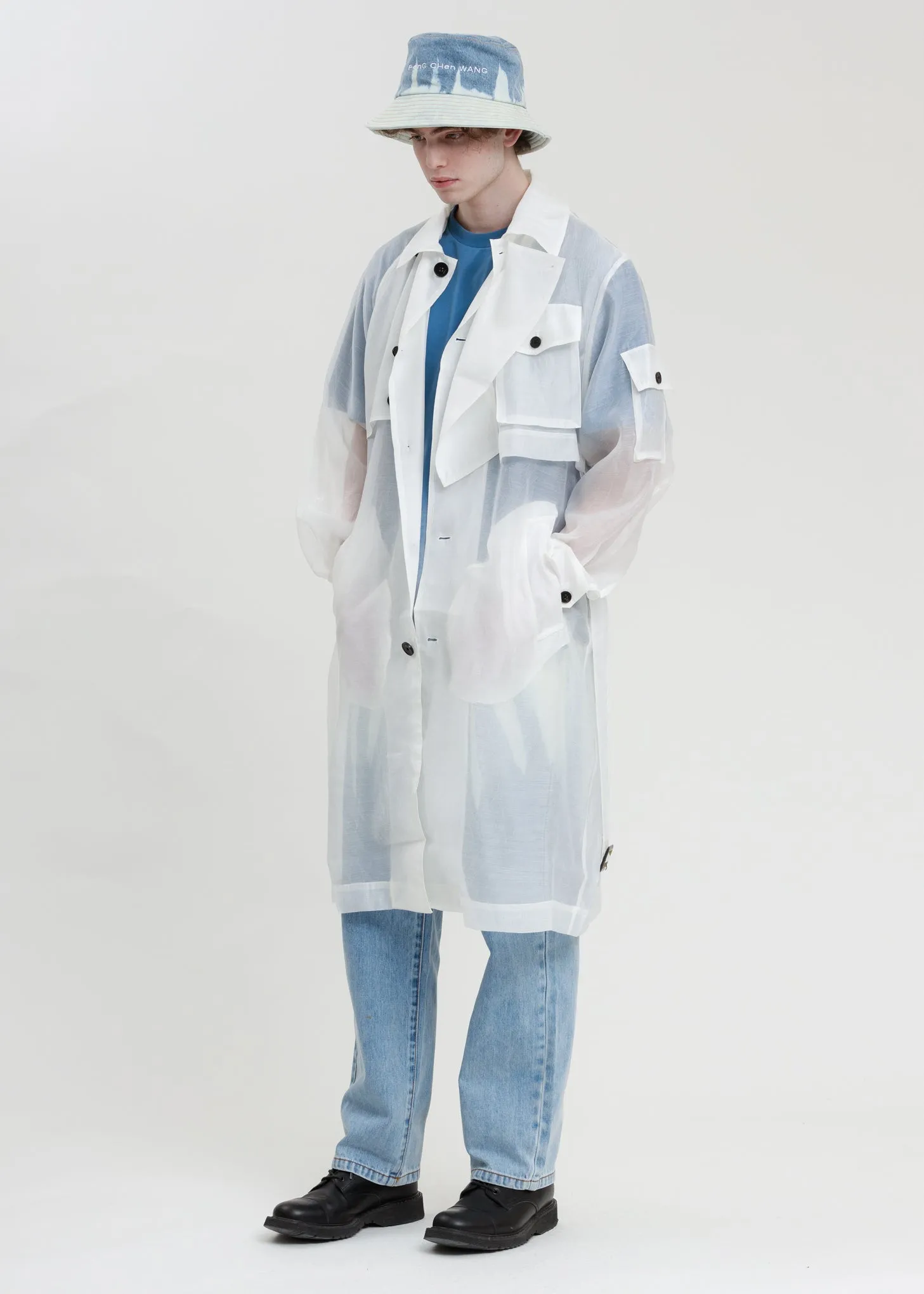 Transparent Woven Coat