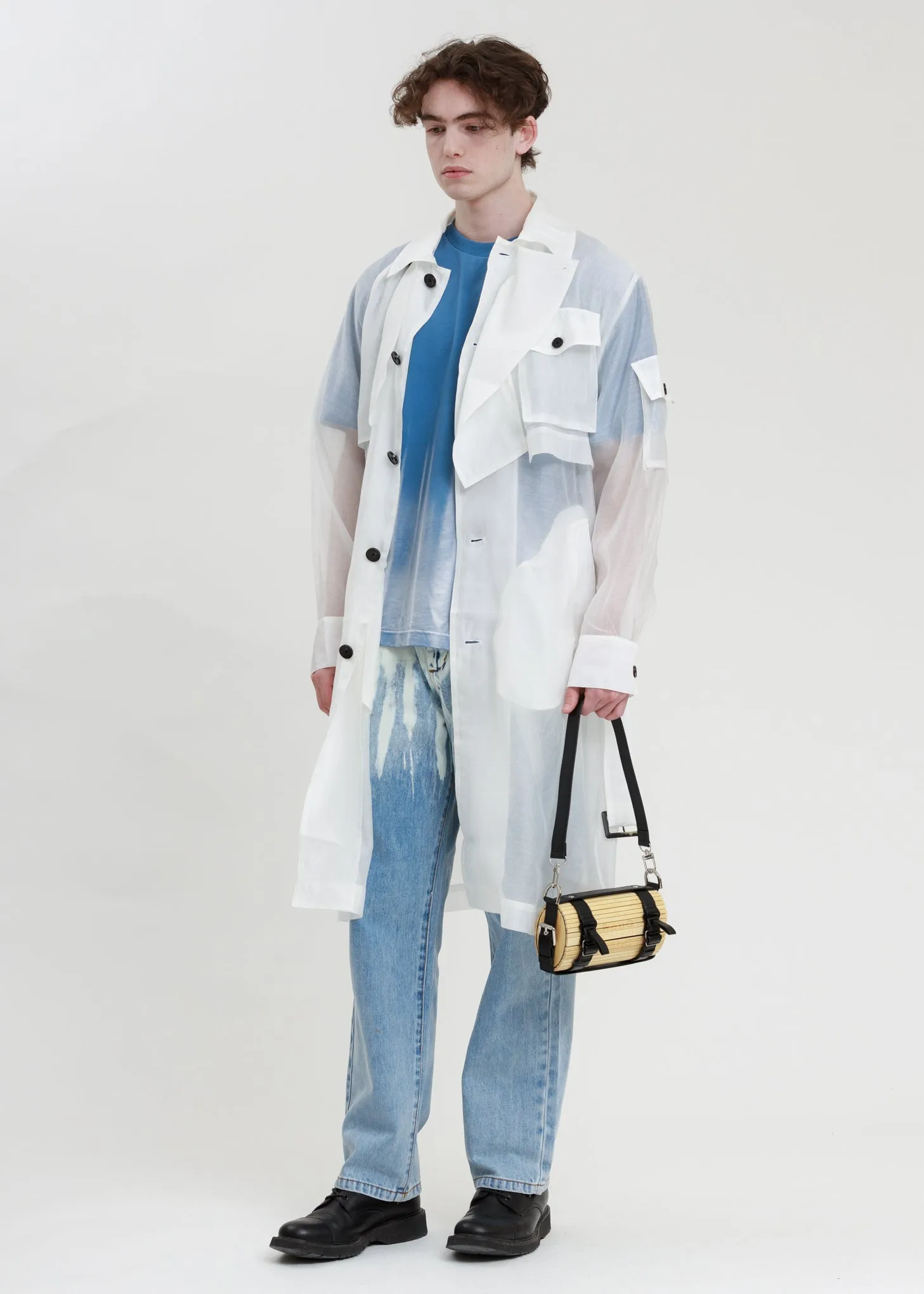 Transparent Woven Coat