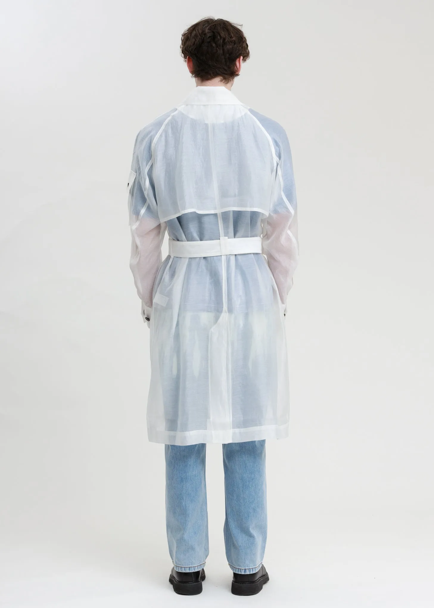 Transparent Woven Coat
