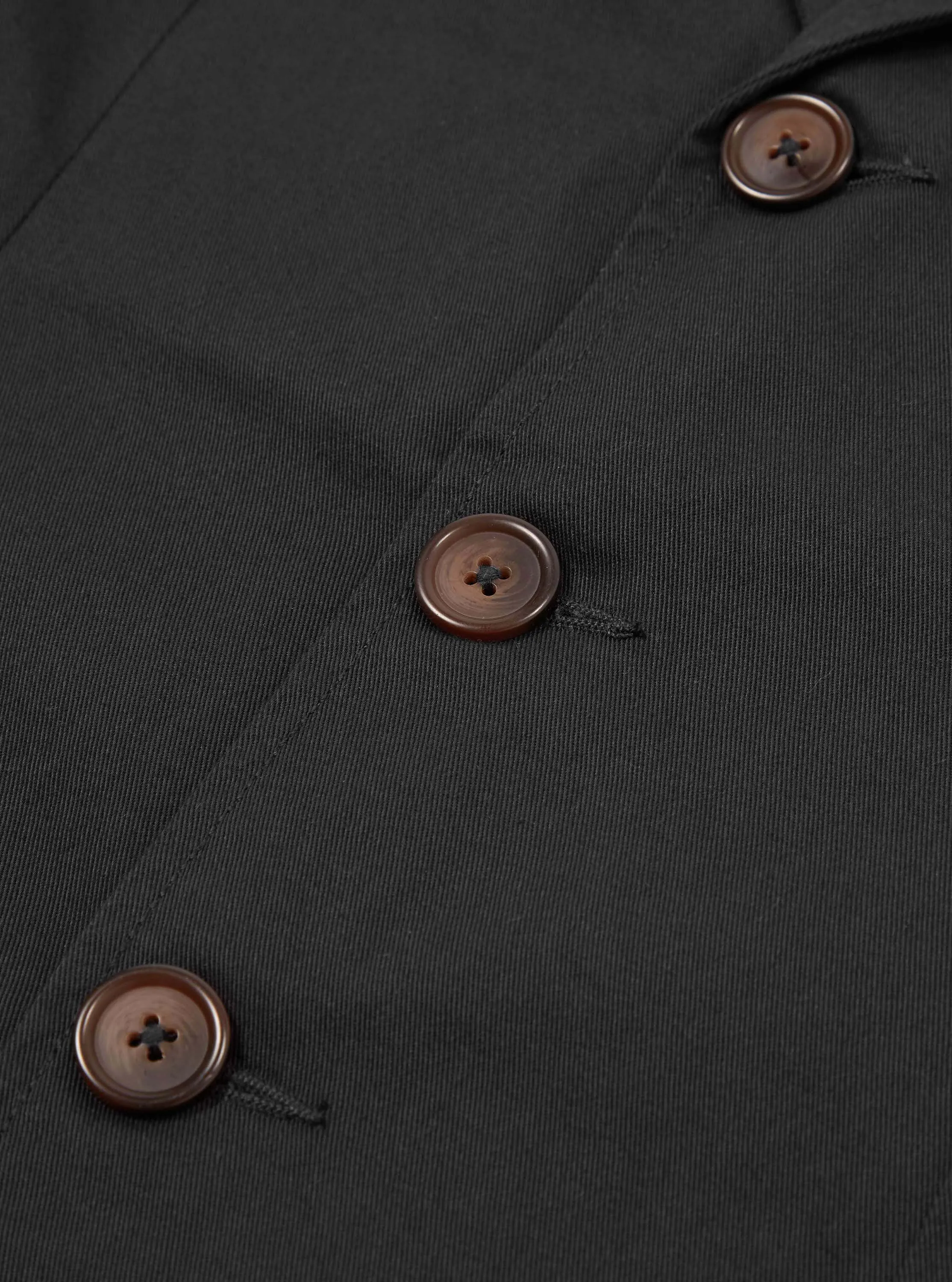 Universal Works, London Jacket, Black Twill