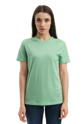 Women's Merino T-shirt 165 Green Tea | V-Neck