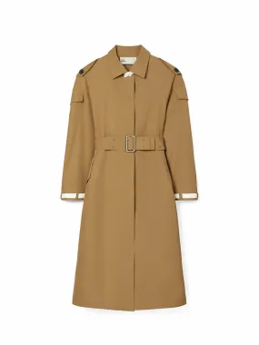 Wool trench coat