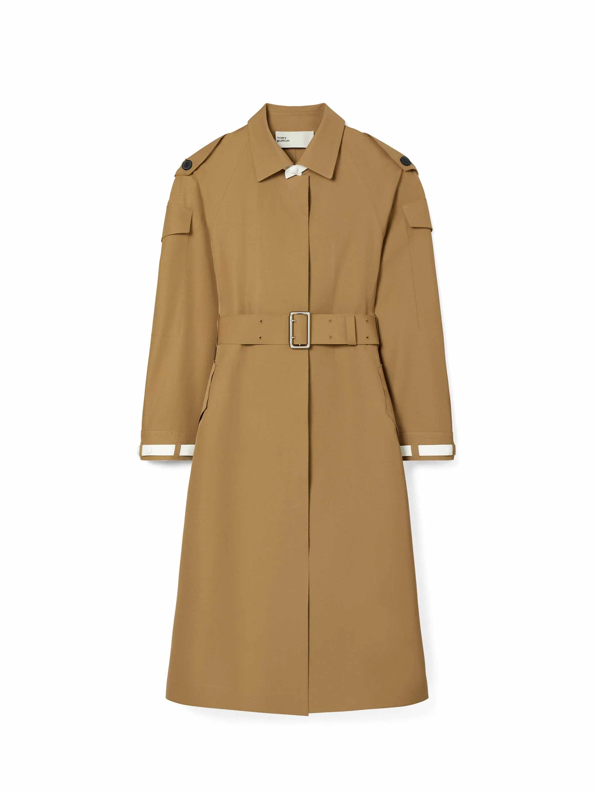 Wool trench coat